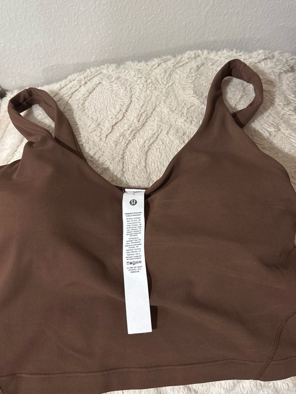 Lululemon Brown align tank worn once